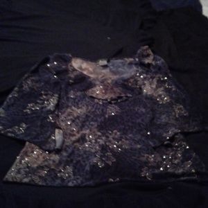 BRITTANY BLACK BLOUSE